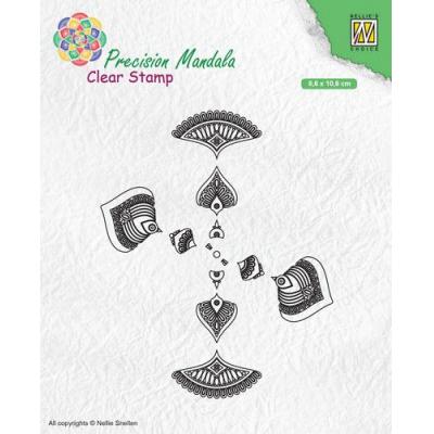 Nellies Choice Precision Mandala Clear Stamp - Mandala 2